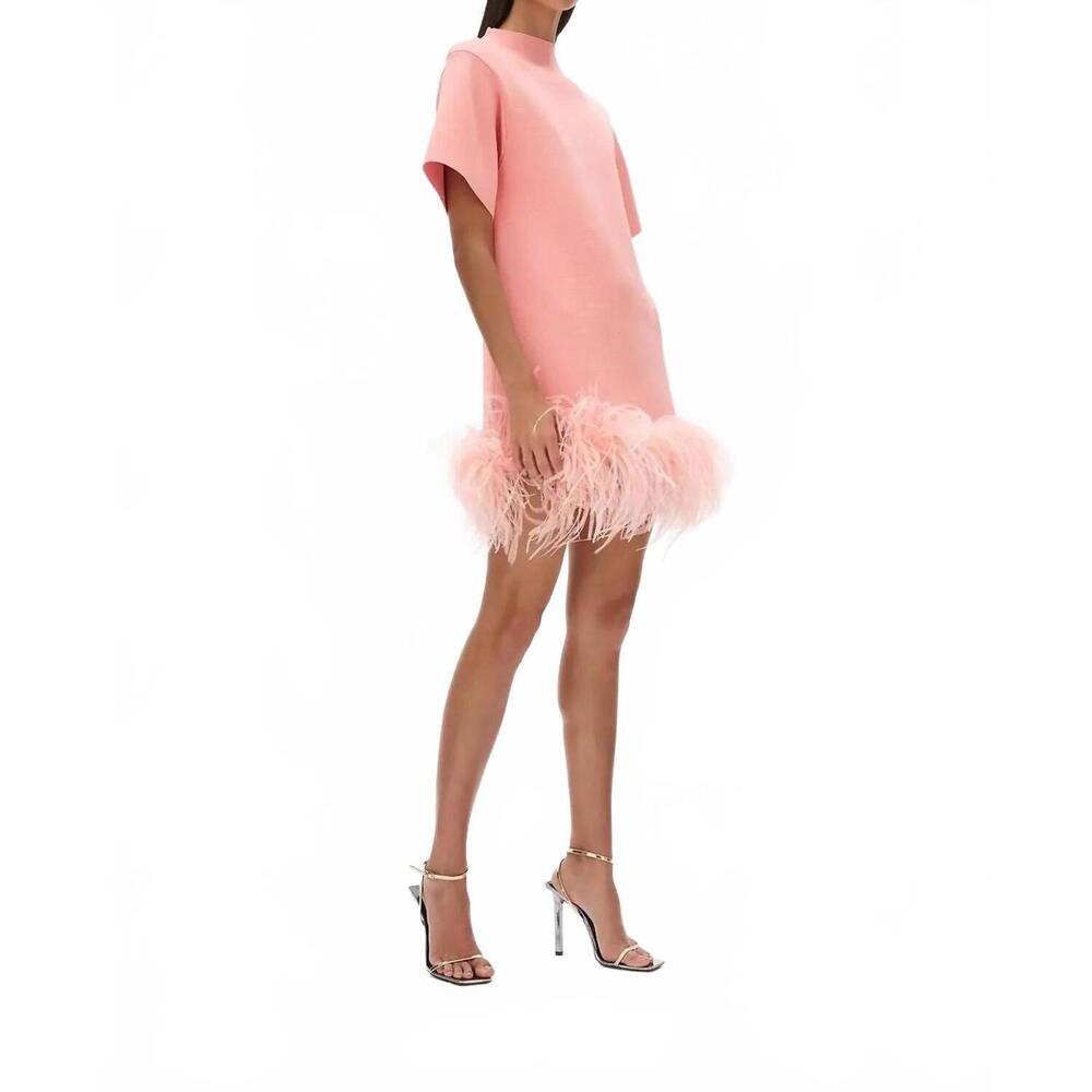 NEW RACHEL GILBERT rita mini dress in peach - Picture 2 of 4